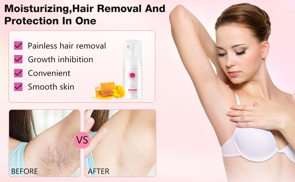 Beeswax Hair Removal Spray Easily Solve Underarm Body Hair Troubles