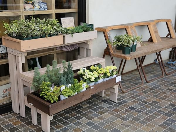 Amazon｜WOODPRO ベジタブルボックス 幅45cm 奥行30cm 高さ30cm