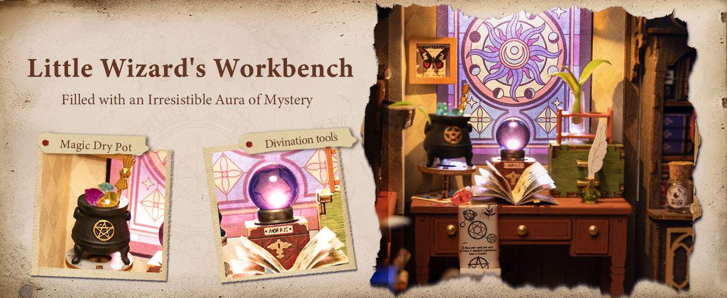 Rolife DIY Miniature House Model Kits for Adults to Build Home Desk