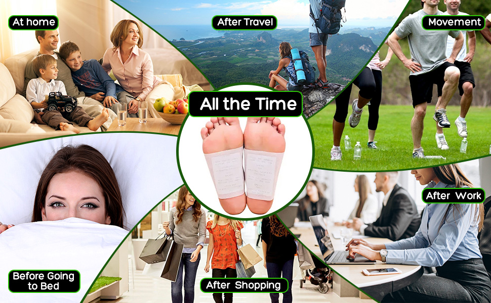 foot patches detox body cleansing pads