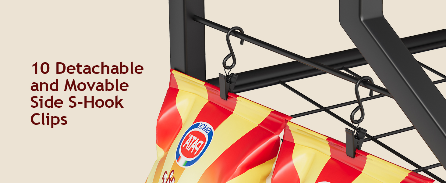 Can Rack Organizer for Pantry, Snack Organizer Shelf