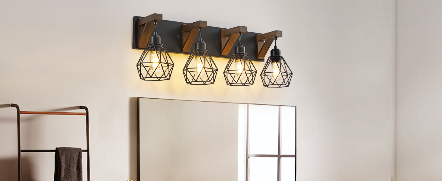 4 Light Bathroom Vanity Light