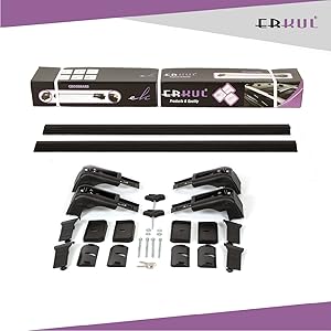 Easy to install roof rack crossbars