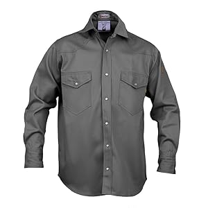 【Paragraph】24FW★ No.004 FLAME OLD SCHOOL CREW Amazon.com: Flame Resistant FR Welding Shirt - 100% C - 9 oz