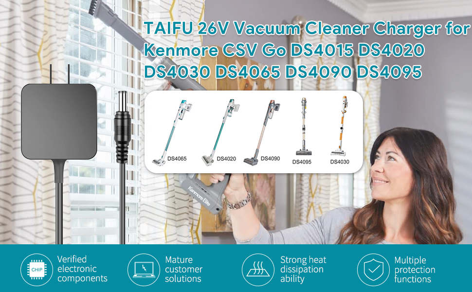 TAIFU Vacuum Charger for Kenmore DS1030 DS4015 DS4020