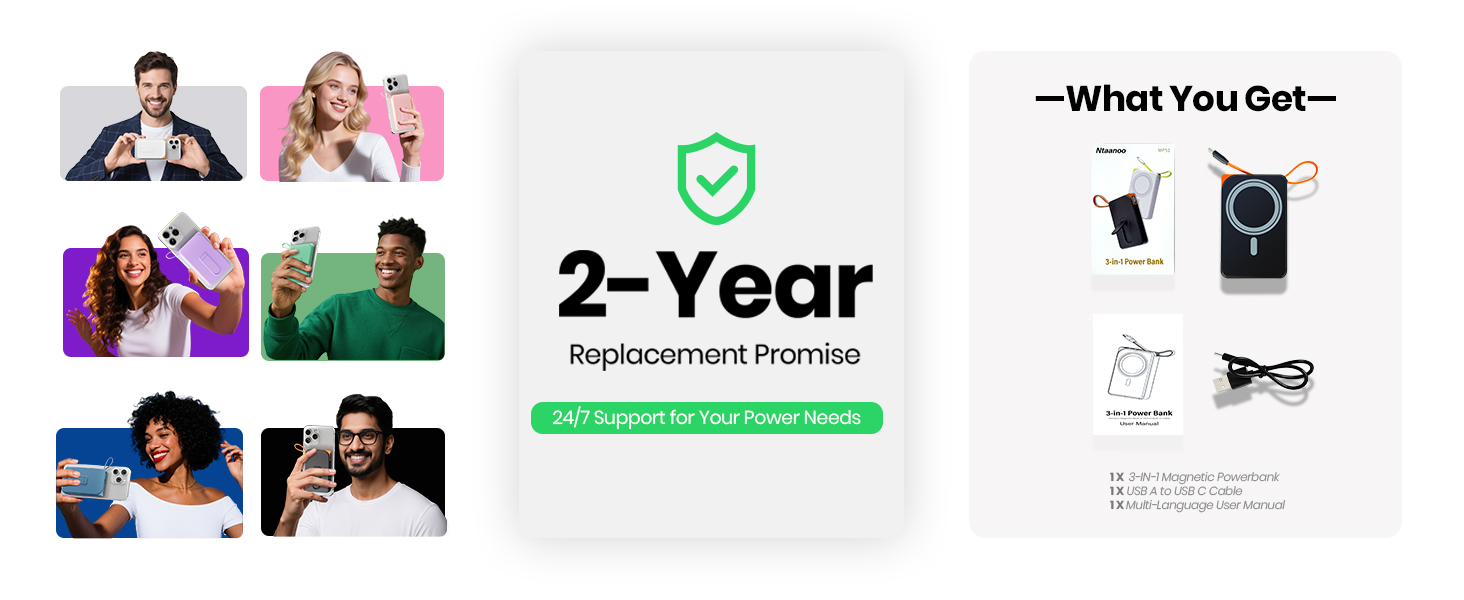 magnetic power bank for iphone