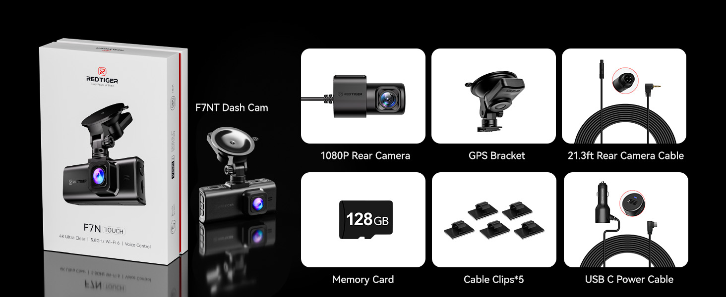 dual dash cam front and rear