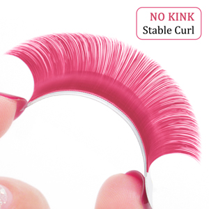 color lash extensions