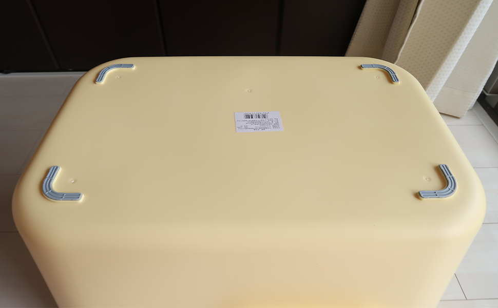 TownTime Extra Large Litter Box with High Sides 24.60" Lx16.92 Wx12.99 H,Anti