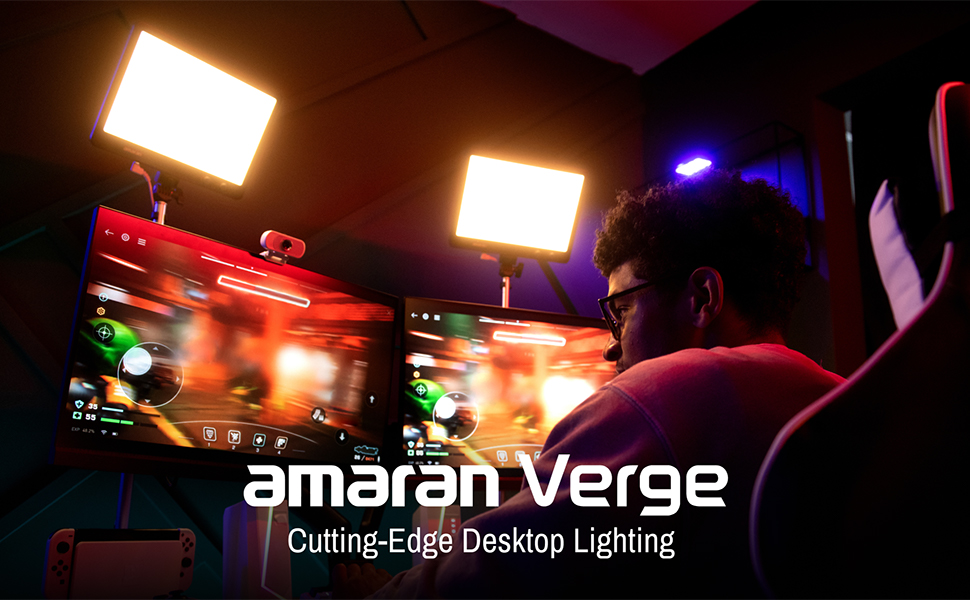 Amazon.com : Amaran Verge, Edge-Lit LED Panel Light for
