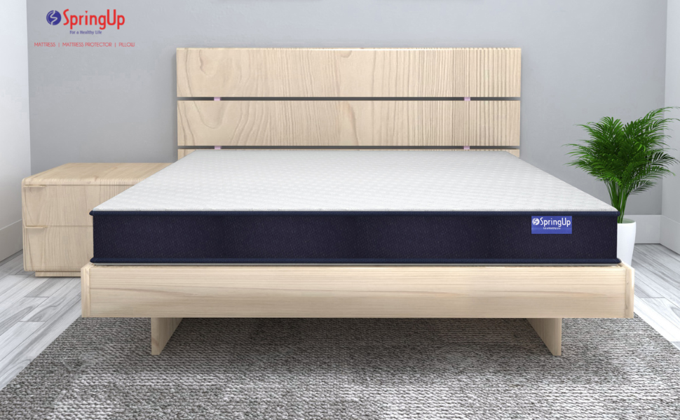 SpringUp Orthopedic Memory Foam Cotton Soft Firm Mattress for Back