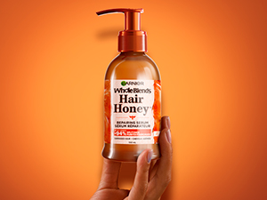 Whole Blends, hair serum, damaged hair, dry hair, split ends, honey, cruelty free