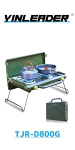 BBQセット Amazon | バーベキューコンロ アウトドア用 OD缶 強火力7kW 2口