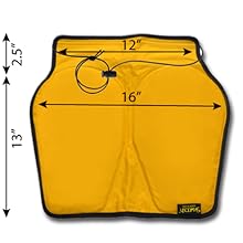 Skwoosh Fishing Seat Gel Pad Cushion for Kayaking Hobie Larry Chair