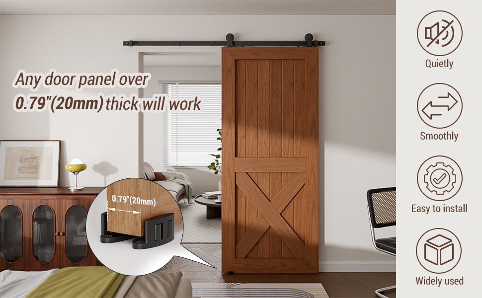 Sliding Barn Door Floor Guide Bottom