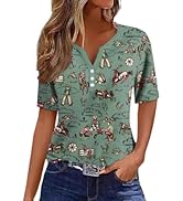Aztec Print T Shirts Women Western Tribal Ethnic Style Short Sleeved Shirt Country Concert Tops C...