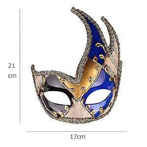 Amazon.co.jp: [RyuBits] 仮面 マスク 目元だけ ハロウィン 仮装