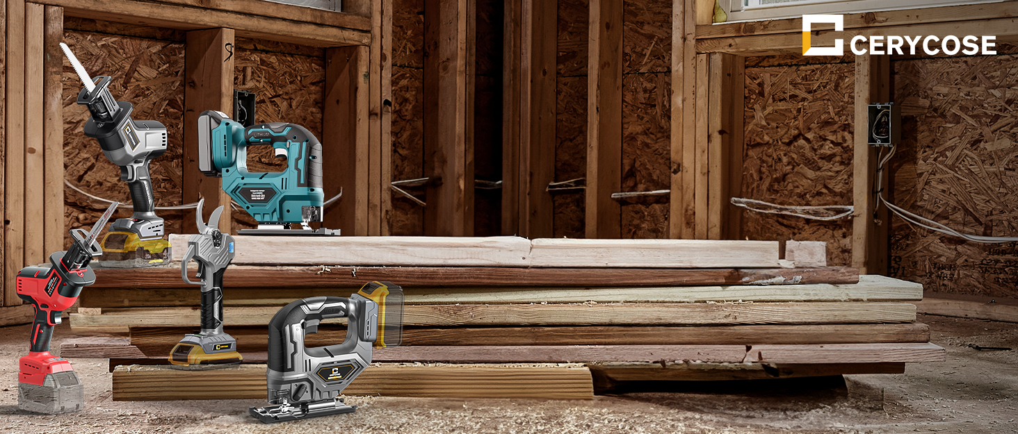 Cerycose brand home improvement tool cordless reciprocating saw jigsaw pruning shears