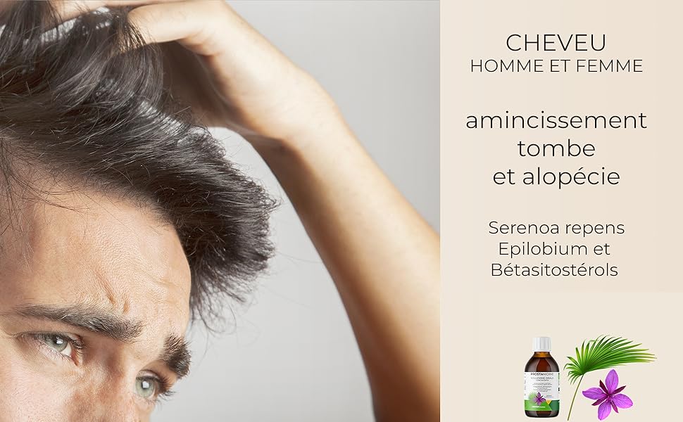 CHEVEU JARMOR PROSTATE SAW PALMETTO SERENOA REPENS