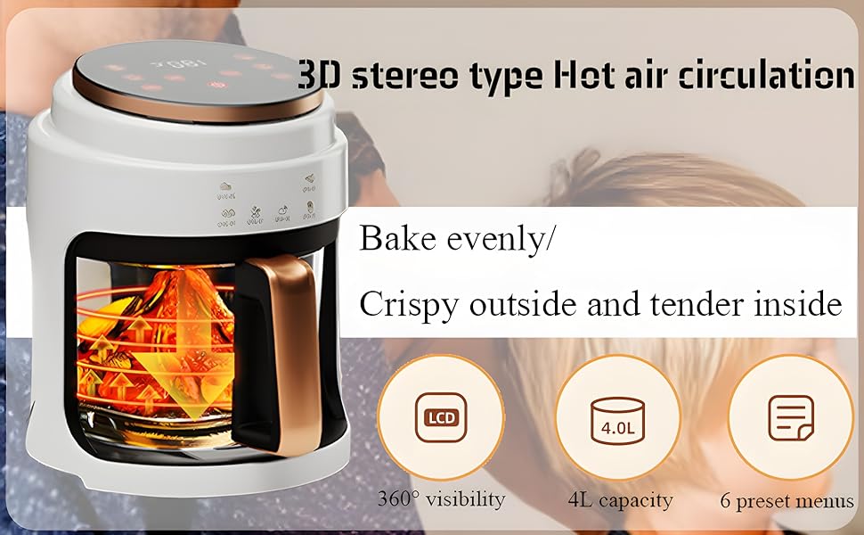 Glass Air Fryer