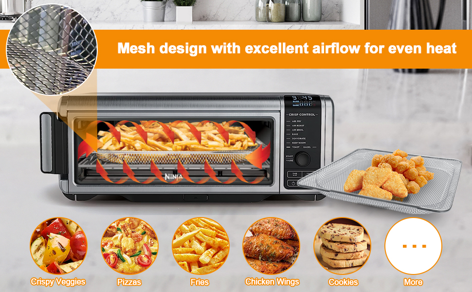 WARDFYT Air Fry Basket Replacement Compatible with Ninja