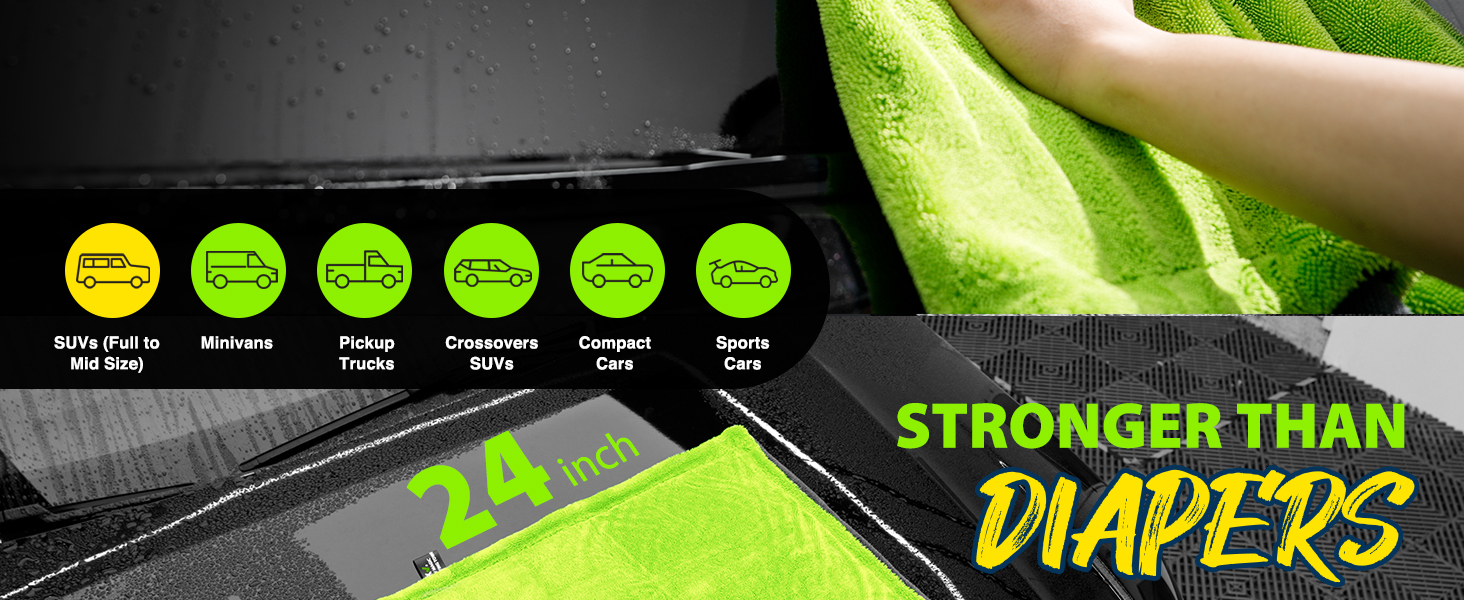 car wash drying towels