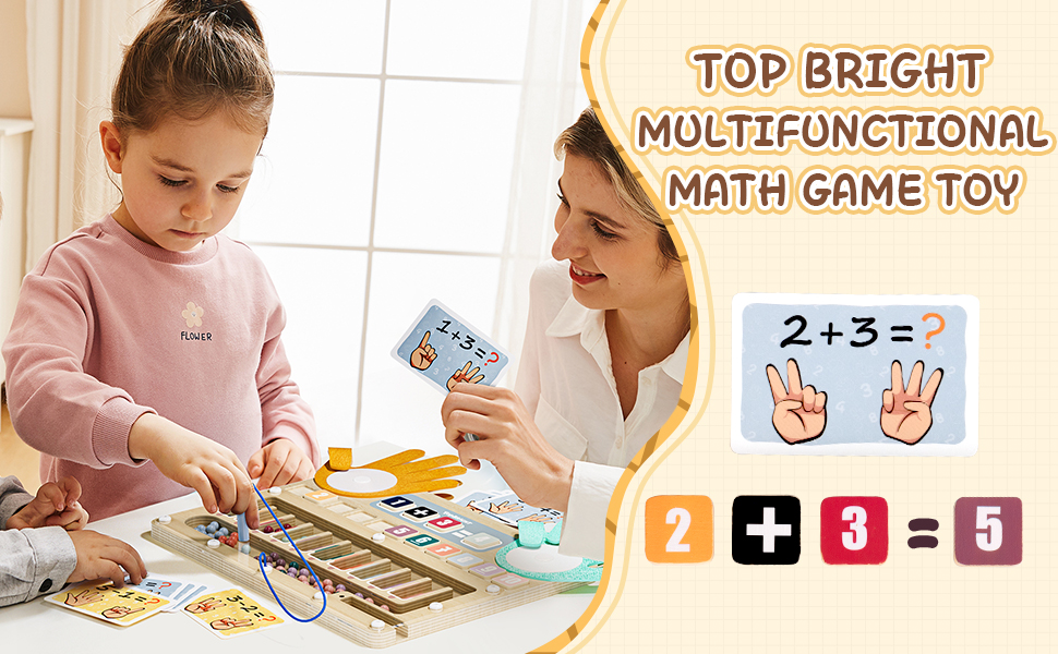 kids math toys 3-5 toddler learning toys educational toys montessori toys preschool learner
