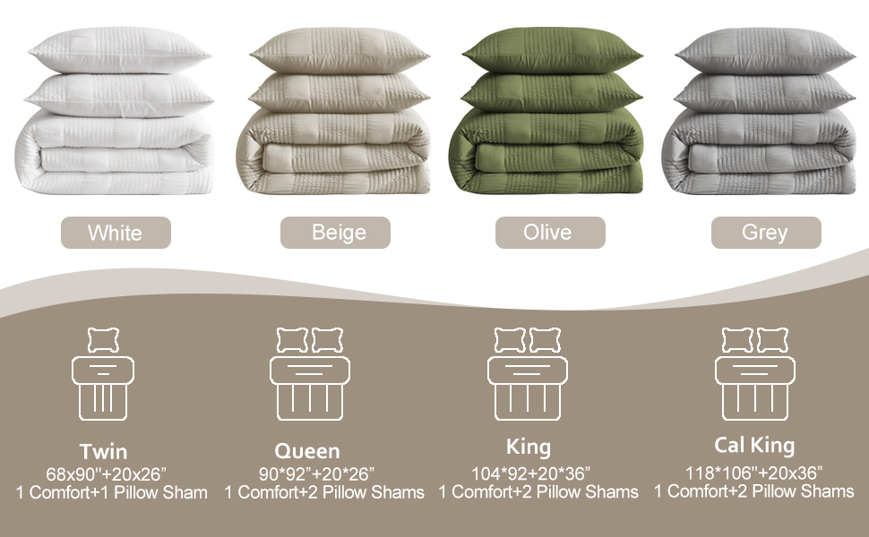 Twin Size Comforter Set Olive Green 2 Piece Soft Dark