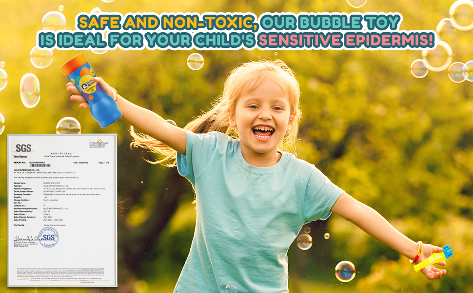  Uncle Bubble Fun Confetti Bubbler - Kids Bubble Blower with  World Record Best Bubble Toy and Solution