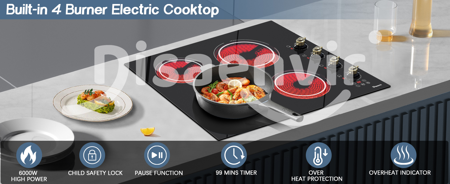 24 inch electric cooktop