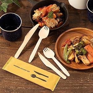 Amazon.co.jp: ストリックスデザイン 使い捨て 木製 先割れ