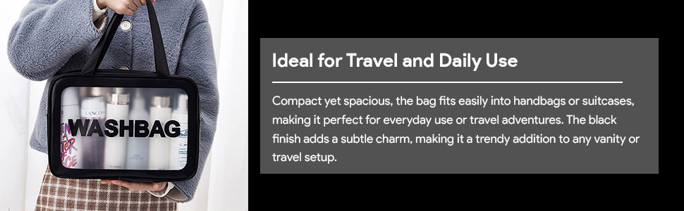 Cosmetic Organizer Bag Travel Makeup Pouch Set