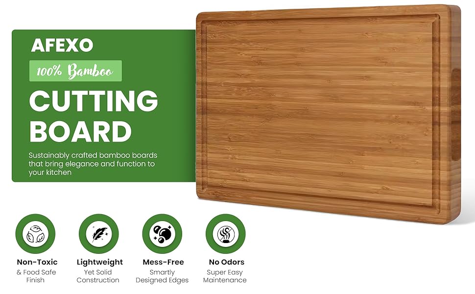 AFEXO Bamboo cutting board