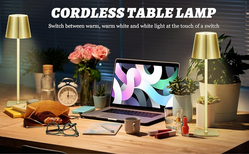 Battery Cordless Table Lamp