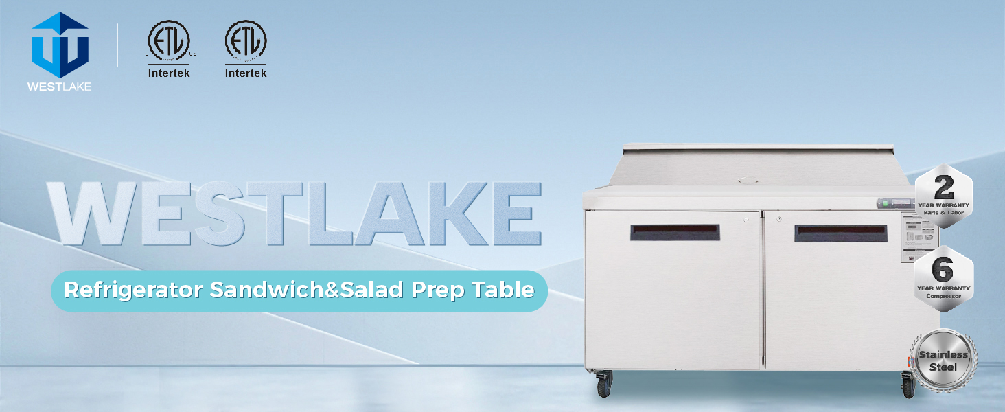 Commercial Refrigerator Sandwich&Salad Prep Table