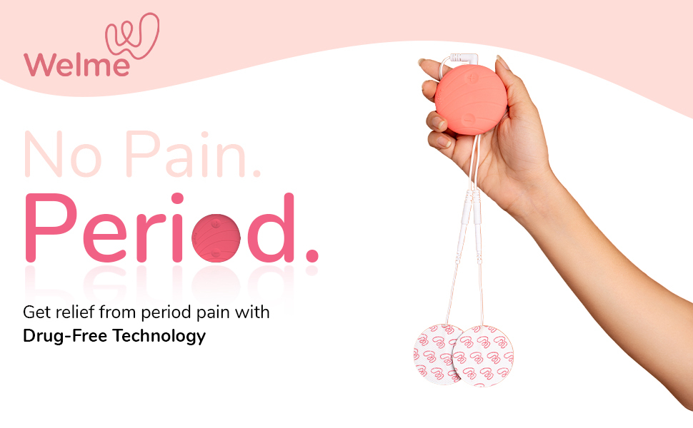Welme Period Pain Relief Device Health & Personal Care Color pink