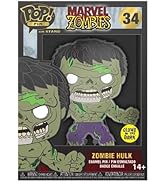 Loungefly PIN POP! Large Enamel Pin Marvel: Zombie Hulk - Hulk - Marvel Zombies Enamel Pins - Cut...