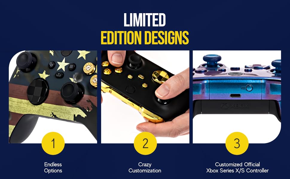 Customz series controllers are designed to maximize style, performance, and individuality