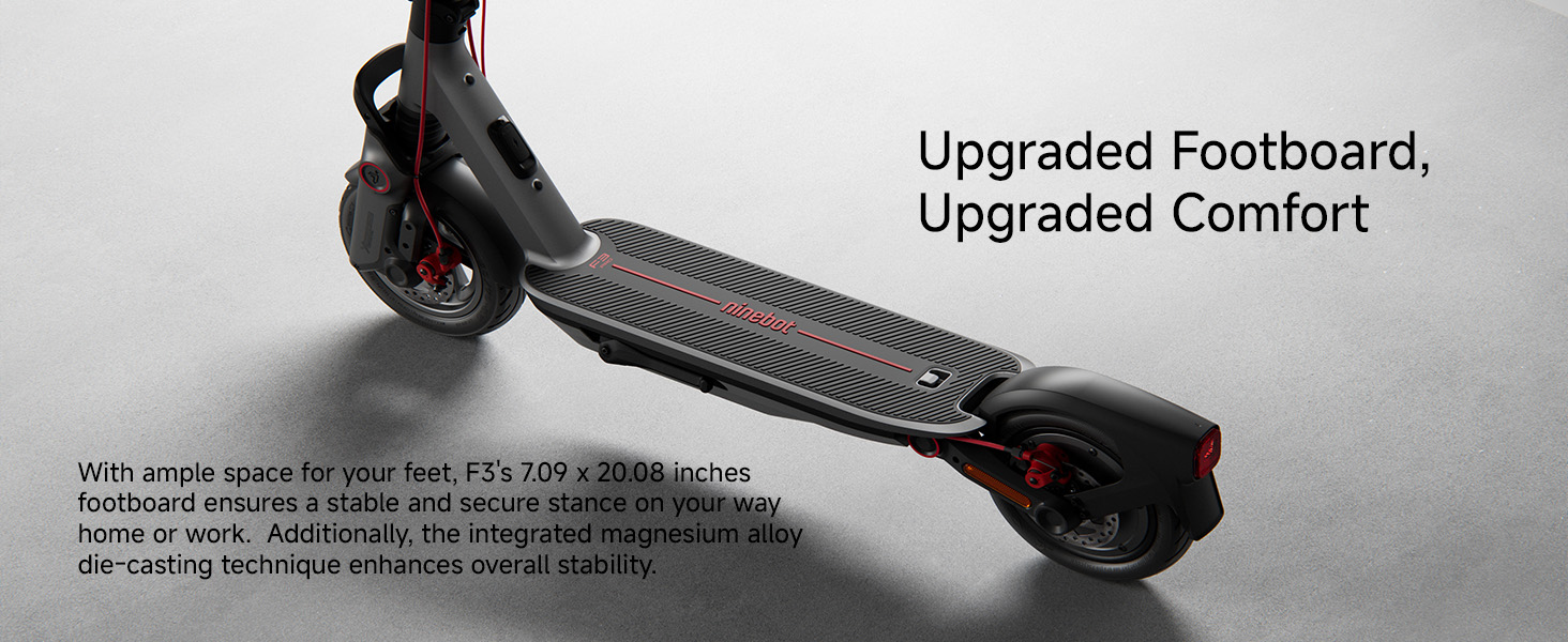 Upgraded Footboard, Upgraded Comfort