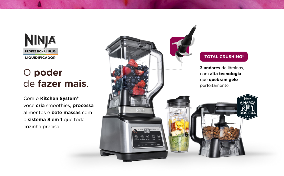 Ninja Liquidificador Kitchen System