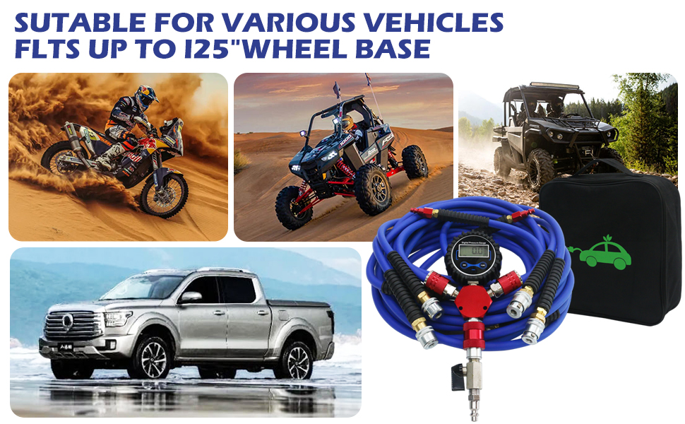 4 tires inflation kits