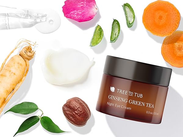 Ginseng Green Tea Anti-Aging Retinol Eye Cream | Tree to Tub 2