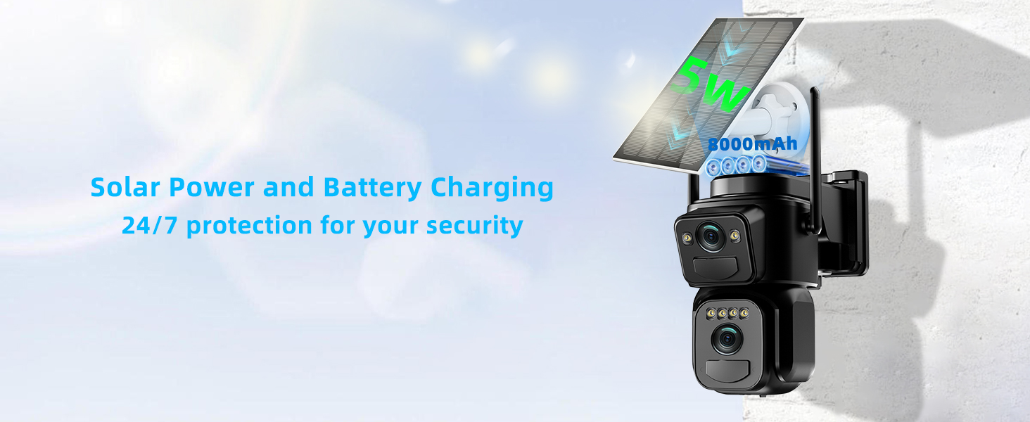 solar powered security camera