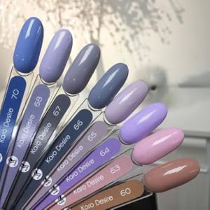 Gel Nail Polish Color Display