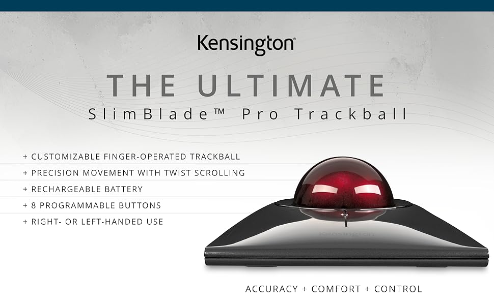 Amazon.com: Kensington SlimBlade™ Pro Wireless Trackball
