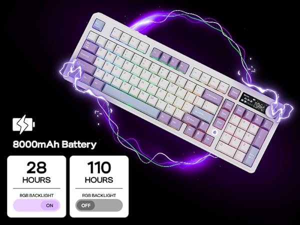 MechLands AJAZZ AK980 ほぼ新品! Amazon.com: MechLands AJAZZ AK980 96% USB-C/BT5.0/2.4GHz