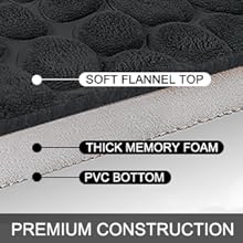 Bath Mat Memory Foam Set