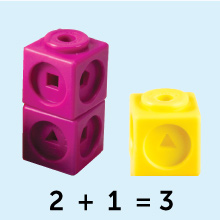 Mathlink Cubes math blocks set of 100