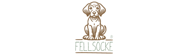Fellsocken mit Logo