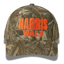 Harris Walz 2024 Camo Hat - Limited Edition | Mid-Profile